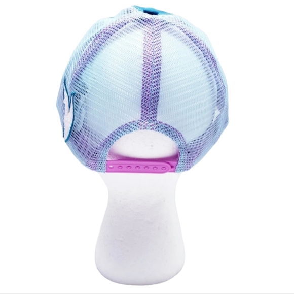 DISNEY PARKS ARIEL THE LITTLE MERMAID BASEBALL CAP RHINESTONES SEQUINED ADULT - Picture 6 of 7